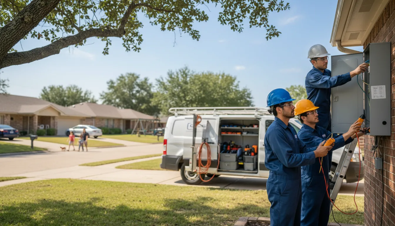 Certified electrician providing emergency electrical services in Trivoli, IL